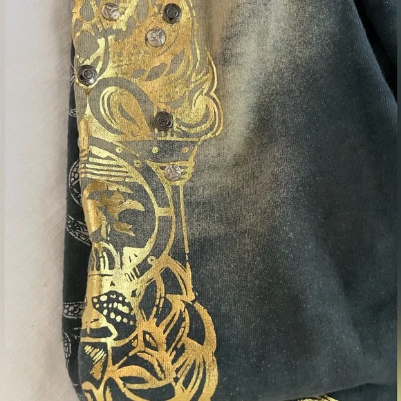 BLING DRAGON HOODIE Asian vibe Key Closet 2006 Y2K - Picture 12 of 15